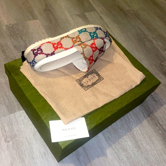 Multicolor Gucci Platforms Sandals - Picture 4 of 4